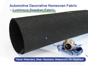 Haut-parleur boîte tissu non tissé charbon haut-parleur doublure tapis pour <span class=keywords><strong>camping</strong></span>-<span class=keywords><strong>car</strong></span> Audio coffre de voiture botte doublure - Product Image 2