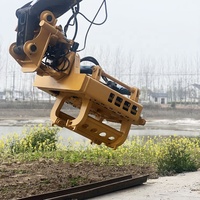 KS40 Marteau vibrant hydraulique à prise latérale pour palplanches, compatible excavatrice