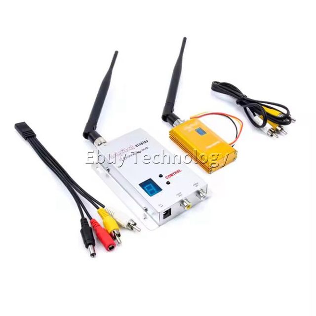 FPV VTX Transmitter Receiver 1.2/1.3Ghz 8CH 1500mw Wireless AV Sender TV Audio Video Combo 250 FPV RC Parts