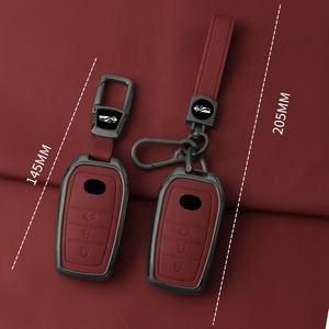 Pour Toyota Prius 2004 à 2010 Yaris 2024 Priu couverture de clé de voiture en cuir en alliage de Zinc intérieur - Product Image 3