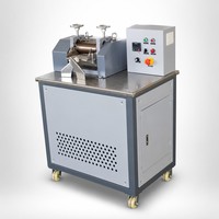 Kunststoff-Pelletiermaschine Labor-Zweiwalzenmühle PVC PE PP Compound-Misch- und Granuliermaschine mit Elektrischer Heizung CE ISO