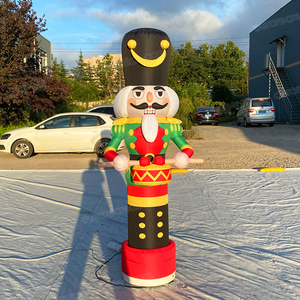 2.05M Sẵn Sàng Cổ Trang Trí Phim Hoạt Hình Inflatable Giáng Sinh <span class=keywords><strong>Nutcracker</strong></span> Xoay Tương Tác Inflatable Xmas <span class=keywords><strong>Nutcracker</strong></span> Mô Hình - Product Image 1