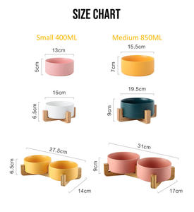 Tigela Personalizada de Porcelana para Pets em Estilo Moderno, Elevada, de Luxo, para Alimentação Lenta de Cães e Gatos - Product Image 2