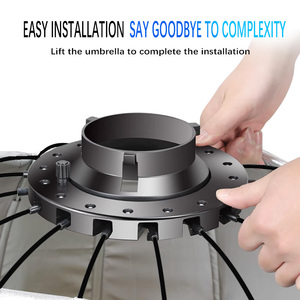 Caja de Luz Parabólica de Plástico de 60 cm para <span class=keywords><strong>Estudio</strong></span> Fotográfico, Flash para Cámara, Montura Bowens, Anillo Cónico Profundo con Rejilla - Product Image 4