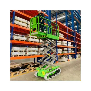 Luftarbeitsplattform Mann Lifter Plataforma Elevadora elektrischer Scherenhebebühne für Warenlager-Stapelung