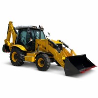 Chargeuse-pelleteuse 4x4 TLS3CX 8,8 tonnes, moteur Yuchai Euro 5 EPA Tier 4 Stage V, flèche télescopique, godet de 1,3 m, luxe