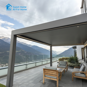 Pergola motorisée à lames orientables Sweet Home, prix d'usine, haute qualité, aluminium, pour extérieur - Product Image 5