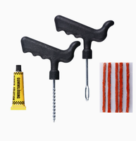 Kit de réparation de pneus de voiture, spécialement conçu pour les pneus à chambre à air, bandes de réparation rapide d'urgence pour véhicules électriques et motos