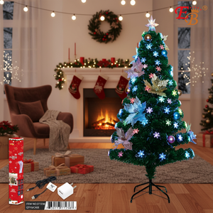 Para UL certificado 4FT/120T LED preiluminado árbol de Navidad de alta calidad grande Artificial multiaccesorios 5M hogar decorativo con bisagras - Product Image 3