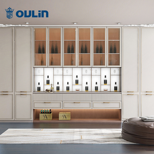Moderno francese <span class=keywords><strong>libreria</strong></span> in legno bianco e porta tv e armadi e mobili <span class=keywords><strong>soggiorno</strong></span> - Product Image 5