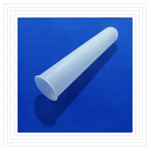 Factory price Heat Resistant Silica Milk White round Bottom quartz test Tube