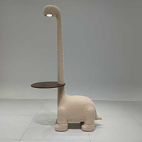 Table d'appoint et chaise créatives en forme de dinosaure colosse, pour salon et salle à manger, avec design d'angle, électriques, modernes, dotées de plusieurs rangements