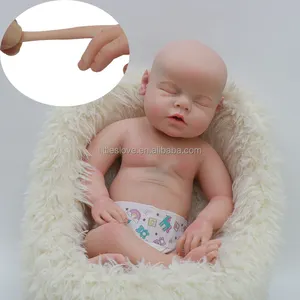 Commercio all'ingrosso 20 pollici 51cm Pee Silicone Reborn Baby Dolls Realcute Newbornbaby Doll Lovely Silicon Reborn Baby Rebirth Doll