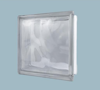 Decorative Hollow Glass Block Brick Interior Wall Partition Window Modern Design for Bathroom Living Room Facade