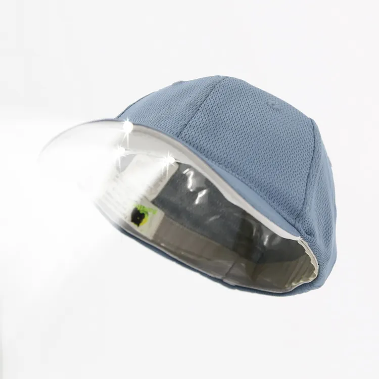 Powercapカスタム超高輝度ハンズフリー照明付きバッテリー駆動ヘッドランプフレックスフィット野球帽LEDライト付き