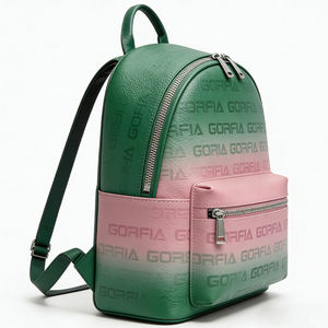 กระเป๋าเป้สะพายหลังหนัง PU สีไล่ระดับสำหรับผู้หญิง แฟชั่นซิป ดีไซน์ลำลอง เหมาะสำหรับตลาดปลีกและขายส่ง - Product Image 3