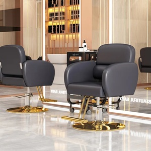 Silla de Peluquería Giratoria Ajustable Moderna de Color Verde, Sillas de Barbería para Salón de Belleza - Product Image 2