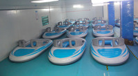 Grand bateau pneumatique gonflable écologique en PVC de 400 cm pour 6 personnes, île flottante, radeau, capacité de 400 kg pour le tourisme maritime en haute mer