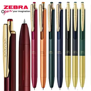 Stylo <span class=keywords><strong>gel</strong></span> zèbre japonais JJ56 stylo à bille d'<span class=keywords><strong>action</strong></span> de pression de barre en métal de couleur rétro stylo signature d'affaires haut de gamme papeterie de bureau - Product Image 1