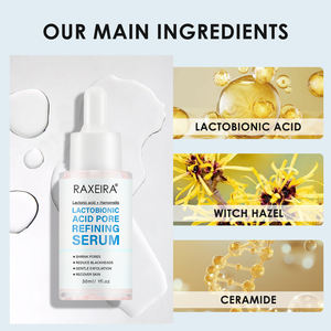 Venta al por mayor de ácido láctico Natural Líquido de esencia facial. Puede reducir los poros, reducir las líneas finas y aclarar 30ml - Product Image 4