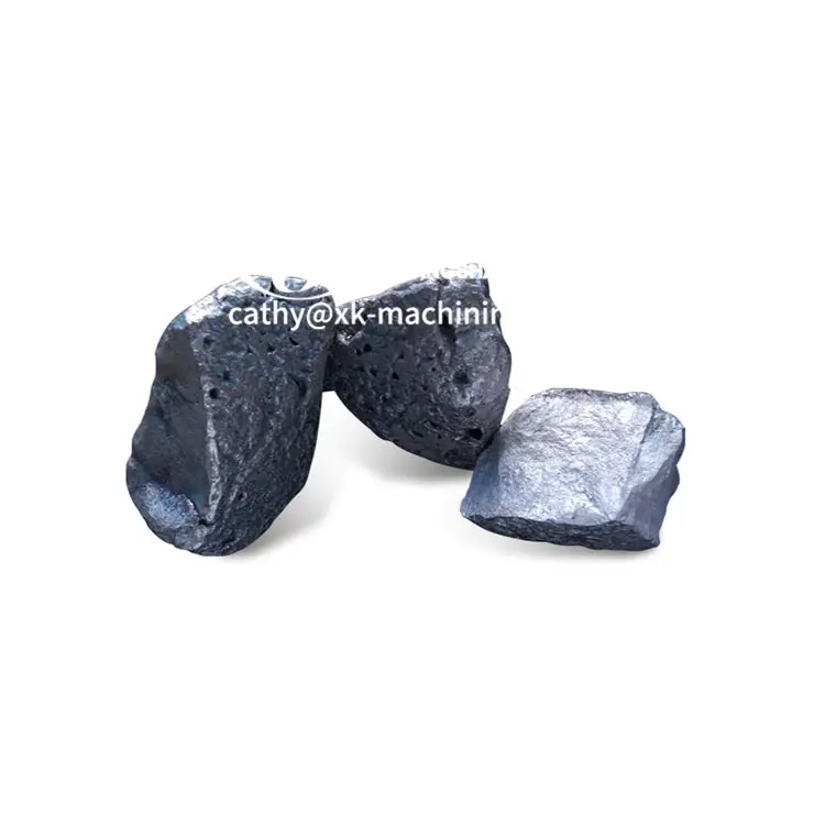 XinKang Hot Produk Ferro Paduan Vanadium Benjolan Ingot FeV50 % Kemurnian Tinggi 10-50Mm Ferro Paduan Vanadium Ingot untuk Casting