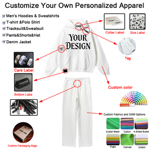 ชุดกีฬาผ้าฝ้าย2ชิ้นสำหรับผู้ชายชุดวอร์มผ้าฝ้าย100% ซักได้ระบายอากาศได้ดีสำหรับฤดูร้อน - Product Image 5