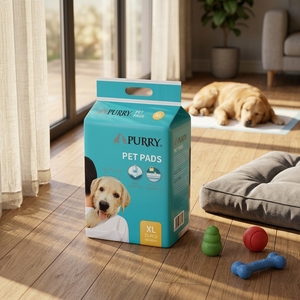 Purry Wholesale Tappetini/Pad per Addestramento Cuccioli in Cotone Eco-Friendly SAP e Carta Igienica, Misura XL 60x90cm, OEM/ODM, alla Moda - Product Image 2