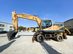 High Quality Original Hyundai 210w-9 Used Wheel Excavator 21 Ton WHEEL EXCAVATOR HYUNDAI 210W -9 on SALE - Product Image 5