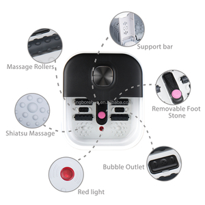 Appareil de <span class=keywords><strong>massage</strong></span> pour les pieds pliable, avec bulles et chaleur, pour se détendre - Product Image 3