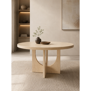 โต๊ะอาหารทันสมัย 1220 x 1220 x 760 มม. ทำจากไม้ สำหรับเฟอร์นิเจอร์บ้าน - Product Image 1