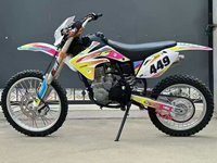 Moto tout-terrain M4 - Nouveau moteur à grosse cylindrée, puissance élevée, amortisseur à azote réglable, carburateur à injection d'huile, confortable