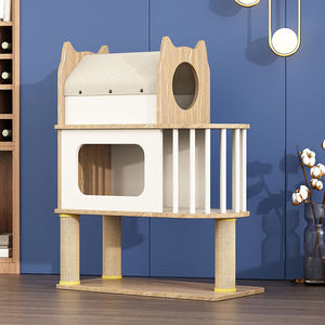 Petstages kulesi etkileşimli 3 katmanlı kedi oyuncak çok seviyeli kedi ağacı kulesi kedi tırmalama sütunu - Product Image 2