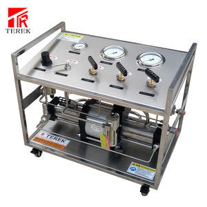 Pompe à air à <span class=keywords><strong>double</strong></span> action haute pression TEREK GU-GTC, contrôleur de pression numérique, cadre en acier inoxydable, garantie de 24 mois - Product Image 3