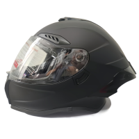 Casque intégral de banlieue à double lentille antibuée, léger, hors route, certificat DOT, Casco ABS, casque de moto