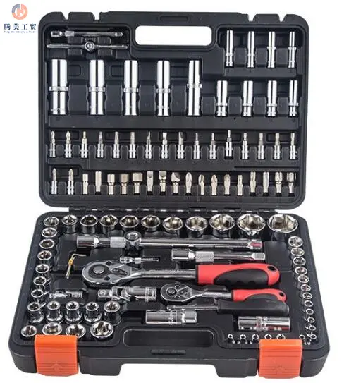 Top selling Auto Car Repair Combination Spanner Box Tool kit 108pcs Wrench Socket set