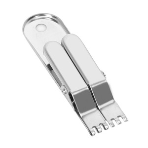 Clips para lombrices de acero inoxidable, accesorios de pesca para sujetar cebo. - Product Image 4