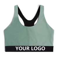Soutien-gorge de sport élastique et extensible parfait en microfibre, évacuation de l'humidité, souplesse au toucher des mains, ligne de grande taille pour tous les jours