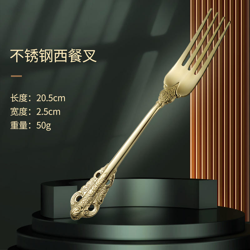 ช้อนเสิร์ฟหลักสีเงินสไตล์รอยัล - สแตนเลส 304