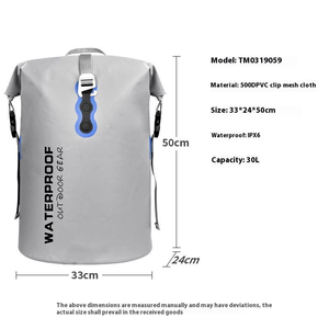 Bolsas Secas Impermeables de PVC para Deportes al Aire Libre, Ciclismo, Montañismo, Rafting, Mochila Flotante Resistente para Natación - Product Image 5