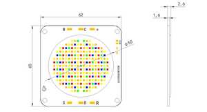 Mới đến <span class=keywords><strong>COB</strong></span> chip có thể điều chỉnh CCT cho video sân khấu phim đèn rgbcw 5in1 <span class=keywords><strong>100W</strong></span> 200W RGBW rgbww rgbcw 2700K 6000K 95ra <span class=keywords><strong>COB</strong></span> <span class=keywords><strong>LED</strong></span> - Product Image 2