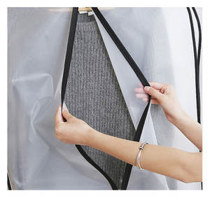 Peva Trong Suốt Áo Quần Áo Treo Quần Áo Bộ Quần Áo Áo Chống Bụi Áo Khoác Túi Đựng Đồ Gia Đình Túi Treo Quần Áo Tủ Quần Áo - Product Image 5