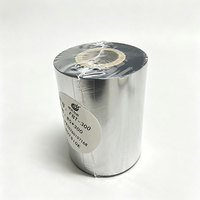 Pita Resin TTR Pasokan Pabrik, Pita Barcode Transfer Termal, Ukuran Kustom OEM, Lebar Pita 30 110 220mm