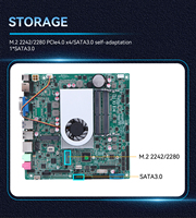 Fabricant de cartes mères industrielles Mini-ITX Intel 6th 7th 8th I5 6300U 7100U Gen Core 6Com DDR4 VGA LVDS Carte PCB personnalisée
