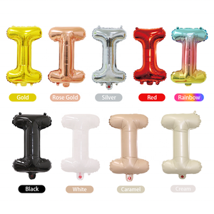 BONA A ~ Z بالونات فويل بحروف كريستال جيلي بالونات مخصصة لعيد ميلاد سعيد عيد ميلاد عيد ميلاد موضوع حفلة - Product Image 1