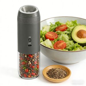 Nuevos Modelos de Parrillas para Barbacoa, Molinillos Automáticos de Pimienta y Sal para Exteriores, Juego de Molinillos Eléctricos de Sal y Pimienta - Product Image 2
