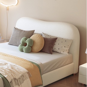 <span class=keywords><strong>Lit</strong></span> simple moderne personnalisable pour filles et garçons Nordic Light Luxury Handmade à partir <span class=keywords><strong>de</strong></span> bois massif pour chambre d'enfant - Product Image 4