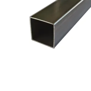 Produsen asli tabung baja persegi panjang karbon rendah hitam 120mm 40*60