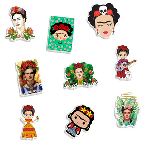 Résine plate en forme de fille mexicaine avec motif W pour bracelet, broche, nœud pour cheveux, porte-clés, badge, bricolage, coque de téléphone - Product Image 3