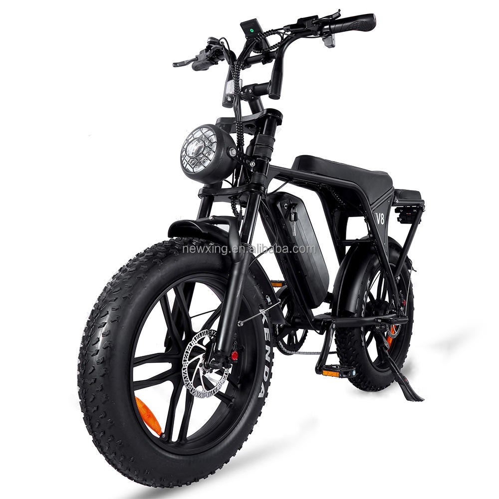 Elektro Bike Cruiser Bike C80 Moto Electrica Dual Motor Kit Dual V8 250w  Mountain VOMO Electric Bike City