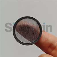 Filter baja tahan karat layar jala SUS bulat cakram pemotong 13mm 25mm 50mm 90mm 100mm 120mm dll lubang persegi untuk Filter cairan